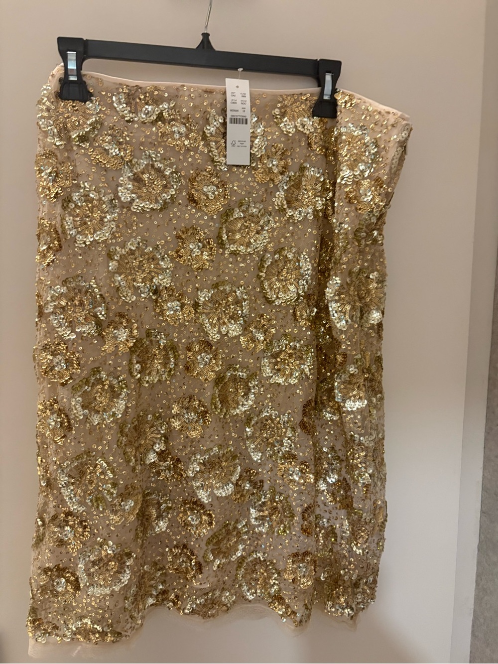 J. Crew Collection Sequin Embellished Slip Skirt. Size 16. New with tags.
